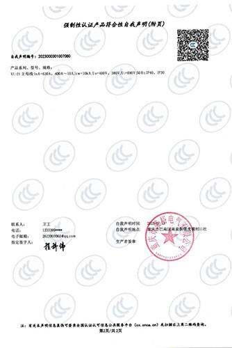 XL-21自我声明